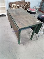 Wood drop-leaf table