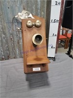 Wood wall telephone