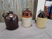 3 crock containers