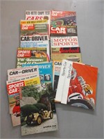 Lot of 1960's car and driver sports car
