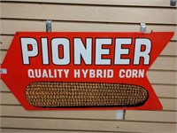 Modern porcelain Pioneer quality hybrid corn sign