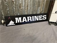 Marines tin sign