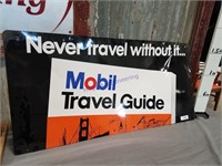 Mobil Travel Guide metal sign