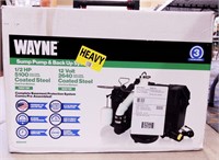 Sump Pump & Back Up System, in box