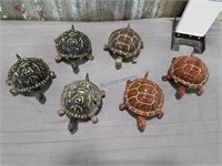 Bobble head turtles--Set of 6