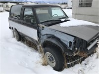 Abandoned Ford Bronco XLT