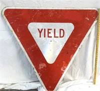 Large Yield Road Sign