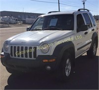 2002 Jeep Liberty 4x4 White