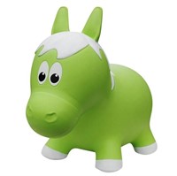 Farm Hoppers Inflatable Bouncing Green Horse With