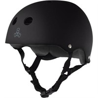 Triple 8 Brainsaver Rubber Helmet With Sweatsaver
