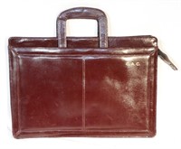 Thin Leather Briefcase Portfolio - Nice