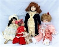 Lot of 4 Vintage Dolls