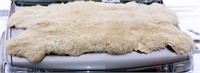 6' Long Genuine Sheepskin Rug in Great Shape