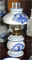 Oil lamps, oil and vinegar sets, candy dishes,