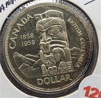 1958 Canada Silver Dollar.
