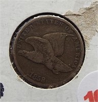 1858 Flying Eagle Cent. Small Letters.