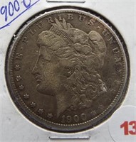 1900-O Morgan Silver Dollar.