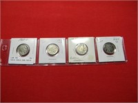1925-S, 1935-S, 1936, 1937-D Buffalo nickels