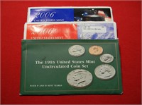 1993, 2006 Unc. Mint sets