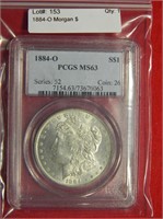 1884-O Morgan $