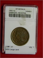 1855 Large cent