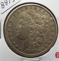 1887-S Morgan Silver Dollar.