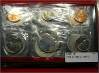 1979-S, 1969-D, 1990-D Proof/mint sets