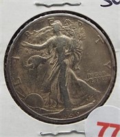 1936-D Walking Liberty Silver Half Dollar.