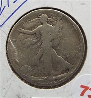 1927-S Walking Liberty Silver Half Dollar.