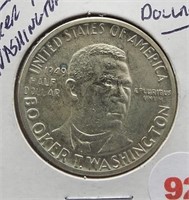 1949 Booker T. Washington Silver Half Dollar.