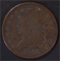 1828 HALF CENT ( 13 STARS ) VF