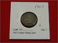 1907 Indian Head cent