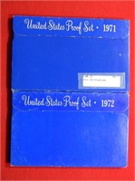 1971, 1972 Proof sets