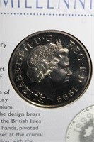 1999 Millenium 5-Pound Commemorative UK Coin