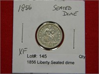 1856 Liberty Seated dime