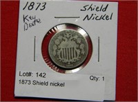 1873 Shield nickel