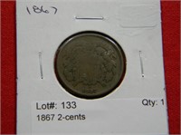 1867 2-cents