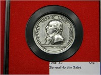 General Horatio Gates commemorate medal