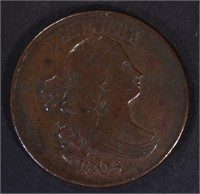 1805 HALF CENT, F/VF  NICE