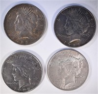 2-1923 & 2-1923-D PEACE SILVER DOLLARS