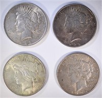 2-1922 & 2-1922-S PEACE SILVER DOLLARS