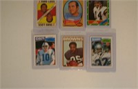Assortment of Topps Football Cards