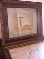 Antique Ornate Wooden Frame & more