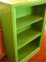Green Wooden Book Shelf