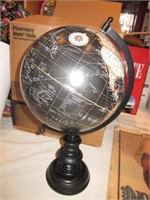 Black 14" Decorative Desk Globe