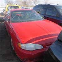41	2003	Chevrolet	Monte Carlo	Red	2G1WW12E33924608
