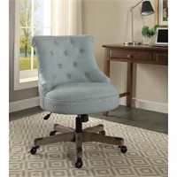 Executive Polka Dot Light Blue Office Chair