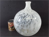 Vasse en verre souflé de style Murano