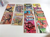 15 comics Marvel, 13 Xmen et 2 The New Mutants