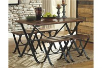 Freimore Dining Room Table and Stools